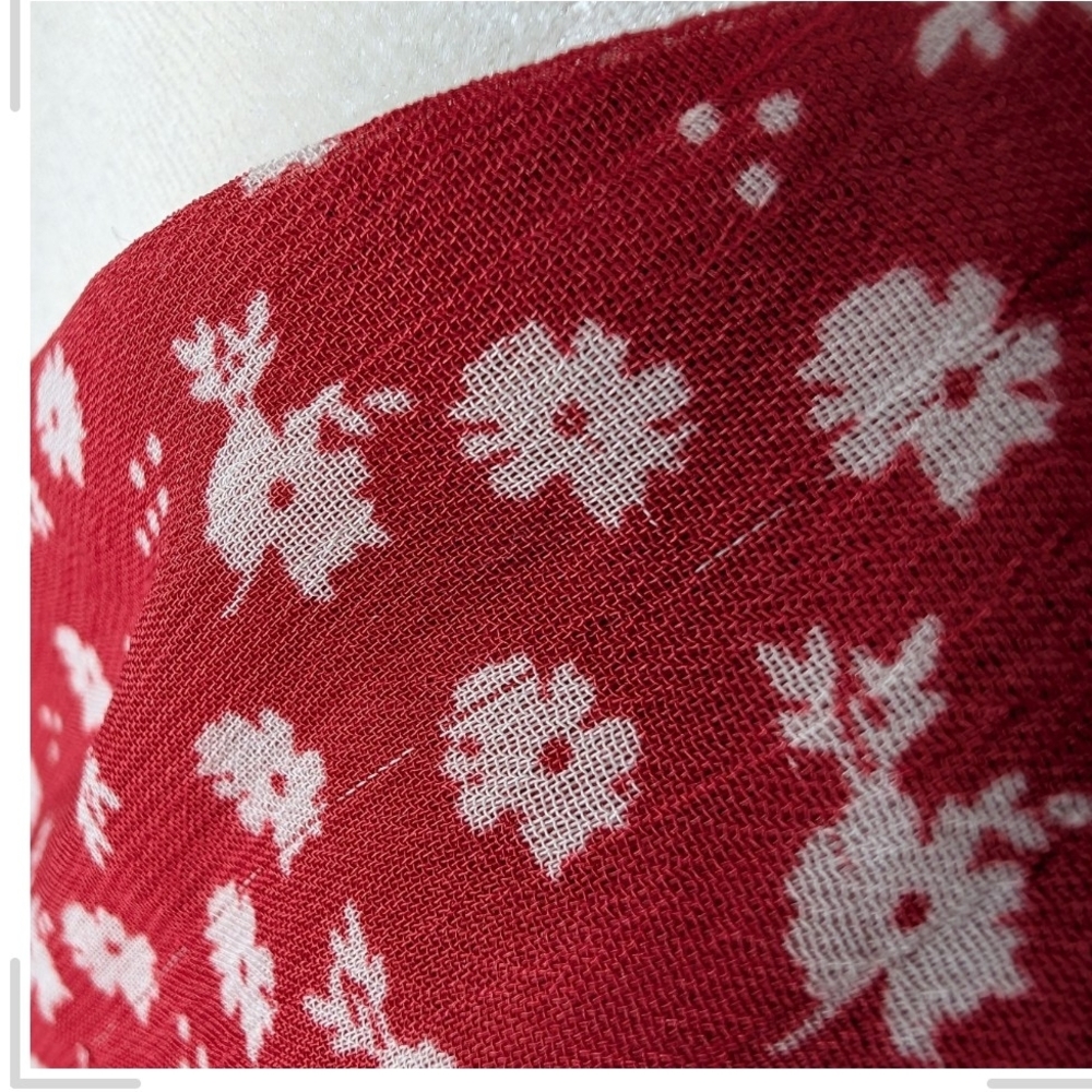 Socialite Red Floral Long Sleeve Dress - Picture 7 of 13